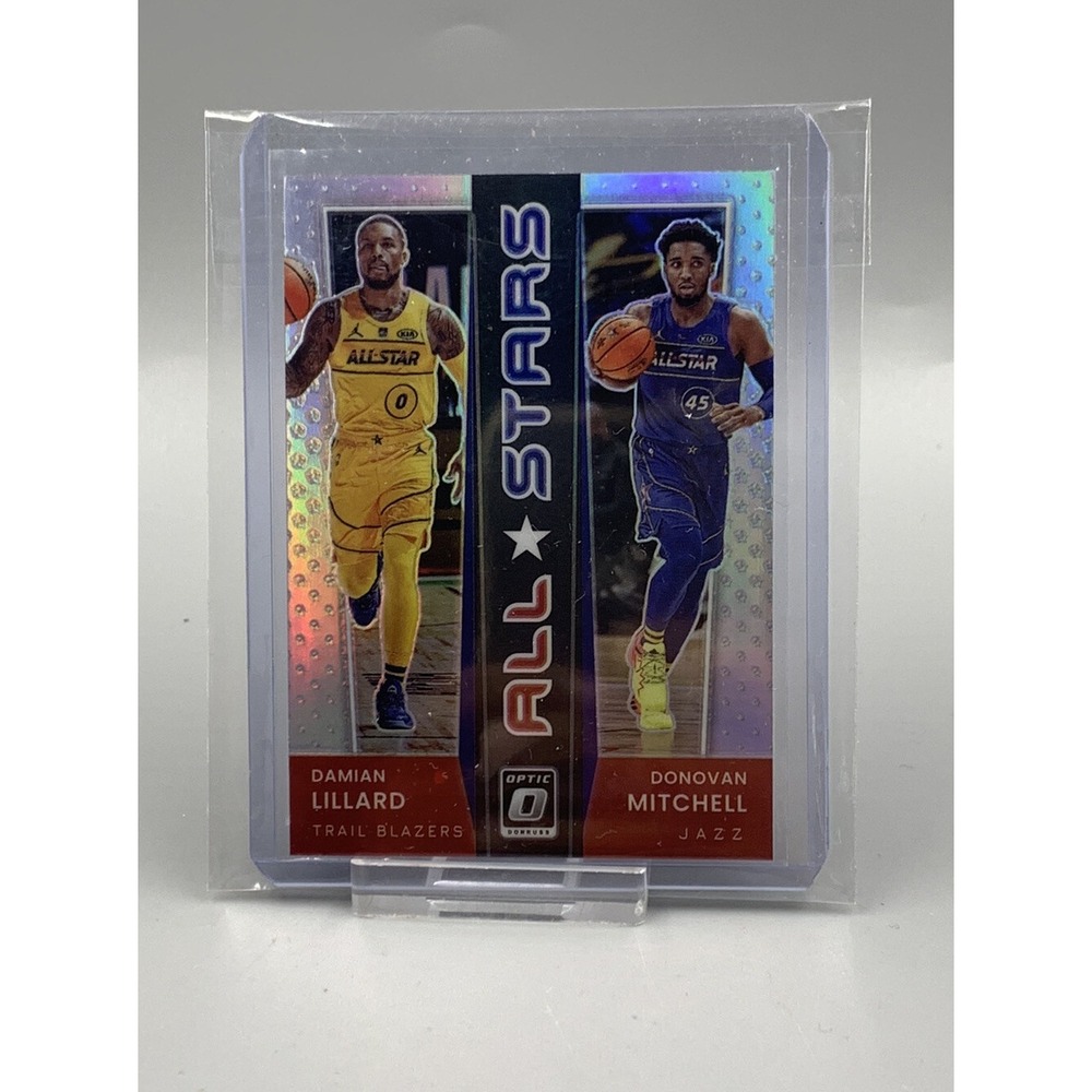 2021-22 Donruss Optic Damian Lillard/Donovan Mitchell All Stars Silver Holo